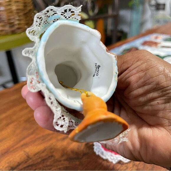 Vintage Jasco Caring Critters Chimers Bell Christmas Ornaments Set of 2 - Picture 5 of 8